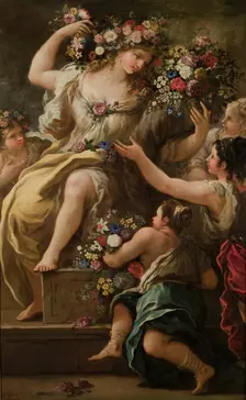 The Goddess Flora, c1697. Creator: Luca Giordano