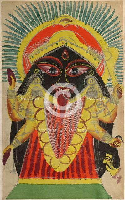 The Goddess Kali, 1800s. Creator: Unknown.