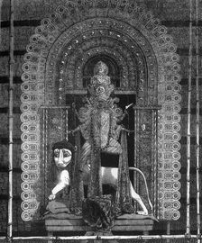 The Goddess Kali, the Favourite Divinity of the People of Calcutta c1891. Creator: James Grant