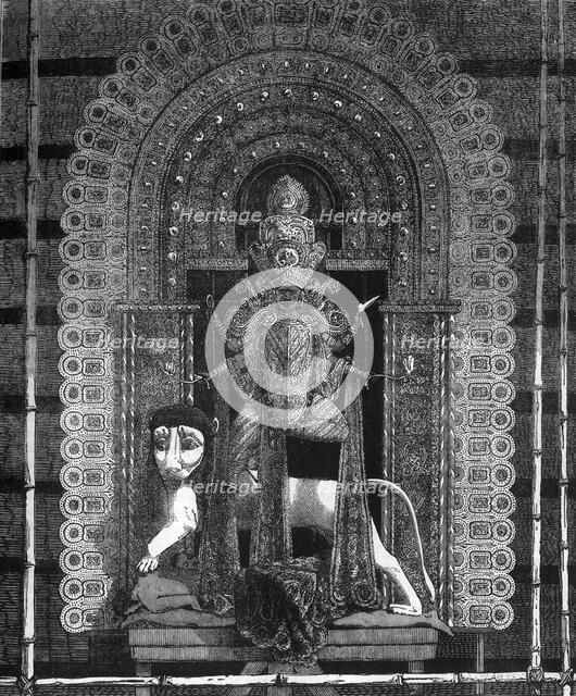 'The Goddess Kali, the Favourite Divinity of the People of Calcutta', c1891. Creator: James Grant.