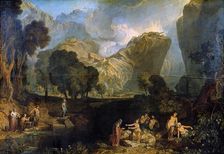 The Goddess of Discord Choosing the Apple of Contention in the Garden of the Hesperides 1806. Artist: JMW Turner
