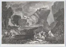 The Goddess of Discord in the Garden of the Hesperides, January 31, 1857. Creator: Henry Duff Linton