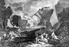 "The Goddess of Discord in the Garden of the Hesperides", painted by J.W.M. Turner..., 1857. Creator: Henry Duff Linton