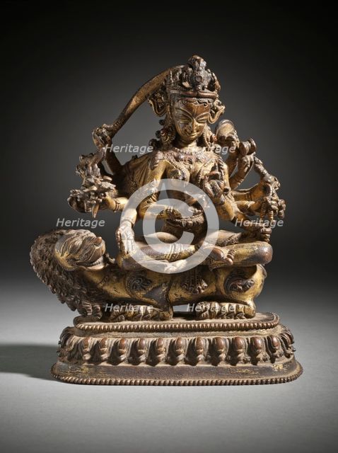 The Goddess Mahalakshmi, 16th century. Creator: Unknown.