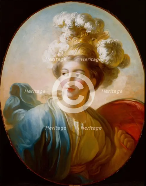 The Goddess Minerva, c1772. Creator: Jean-Honore Fragonard.