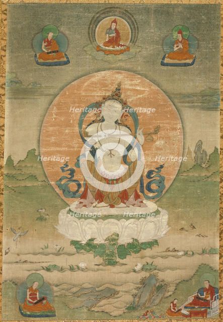 The Goddess Sarasvati, 18th century. Creator: Anon.