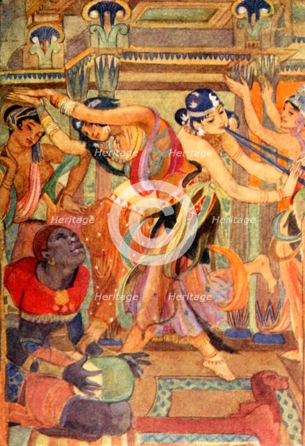 'The Goddesses as Dancing-girls', 1915. Creator: Evelyn Paul.