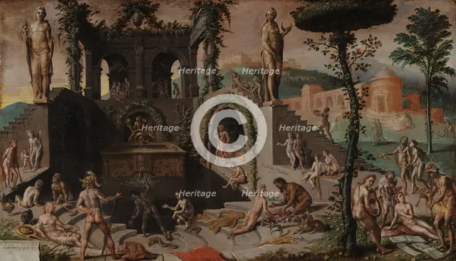 The Gods of the Olympus, 1556. Creator: Heemskerck, Maarten Jacobsz, van (1498-1574).