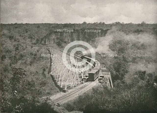 'The Gokteik Gorge and Railway Bridge', 1900. Creator: Unknown.