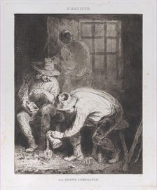 The Good Company, 1846. Creator: Charles Emile Jacque