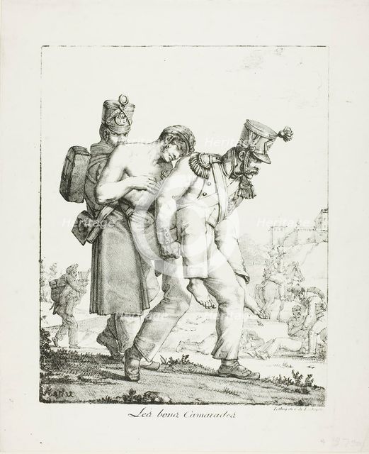 The Good Comrades, 1818–19. Creator: Jean Henri Marlet.