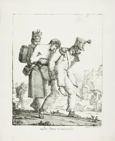 The Good Comrades, 1818–19. Creator: Jean Henri Marlet