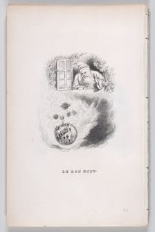 The Good God from The Complete Works of Béranger, 1836. Creator: John Thompson