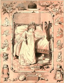'The Good Girl's Christmas 1891. Creator: Adrien Marie
