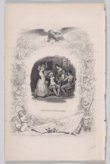 The Good Old Man from The Songs of Béranger, 1829. Creator: Melchior Péronard
