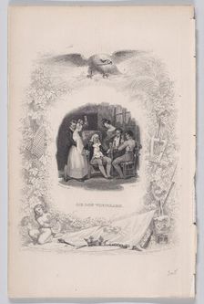 The Good Old Man from The Songs of Béranger, 1829. Creator: Melchior Péronard