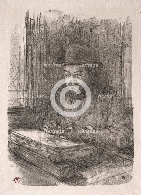 The Good Lithographer, 1898. Creator: Henri de Toulouse-Lautrec (French, 1864-1901).
