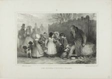 The Good Little Girls, 1832. Creator: Auguste Raffet