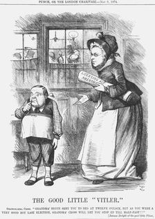 The Good Little "Vitler" 1874. Creator: Joseph Swain