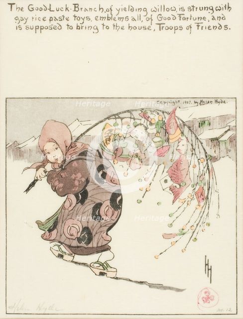 The Good-Luck Branch, 1907. Creator: Helen Hyde.