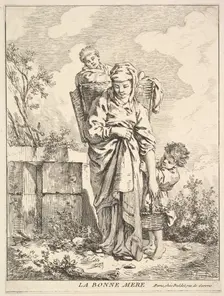 The Good Mother, 18th century. Creator: Jacques Gabriel Huquier