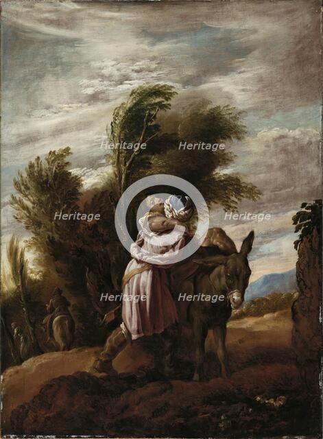 The Good Samaritan, 1622. Creator: Workshop of Domenico Fetti.