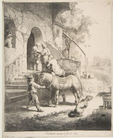 The Good Samaritan, 1633. Creator: Rembrandt Harmensz van Rijn