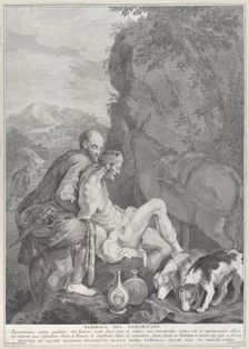 The Good Samaritan, 1743-63. Creator: Pietro Monaco