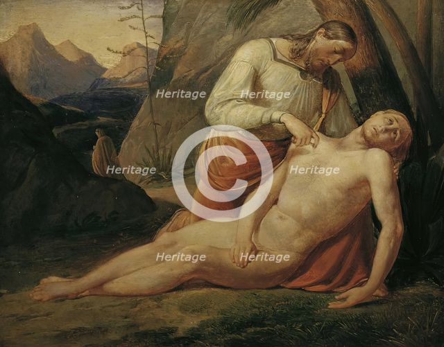 The Good Samaritan, 1820. Creator: Joseph von Fuhrich.
