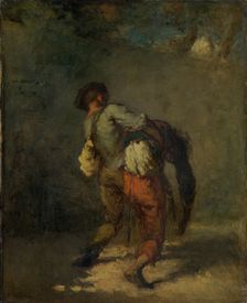 The good samaritan 1846. Creator: Jean Francois Millet