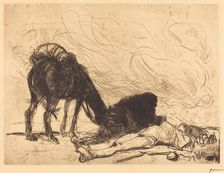 The Good Samaritan, 1909. Creator: Jean Louis Forain