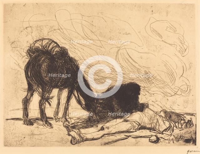 The Good Samaritan, 1909. Creator: Jean Louis Forain.