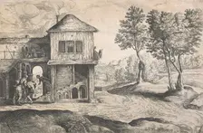 The good Samaritan, Mid 17th century. Creator: Lucas van Uden