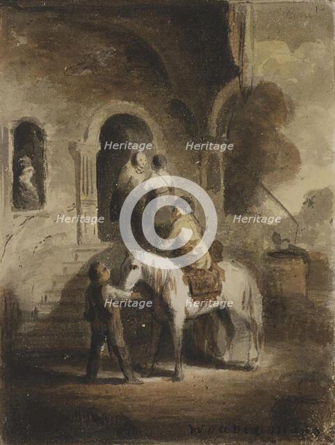 The Good Samaritan, mid 19th century. Creator: Alfred Jacob Miller.