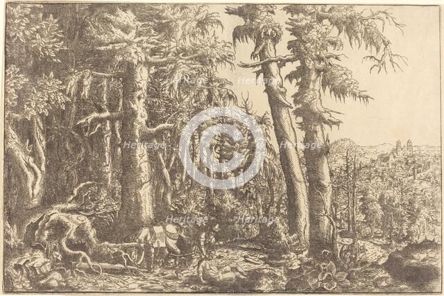 The Good Samaritan, c. 1558. Creator: Hans Sebald Lautensack.