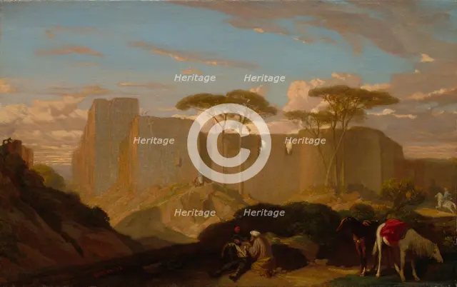 The Good Samaritan, c. 1842. Creator: Alexandre-Gabriel Decamps (French, 1803-1860).