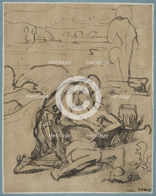 The Good Samaritan, c1638. Creator: Rembrandt Harmensz van Rijn.