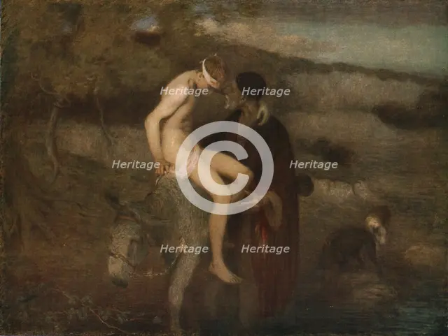 'The Good Samaritan', c1890, (c1930).  Creator: Edward Stott.