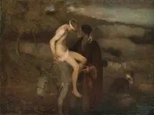 The Good Samaritan c1890, (c1930). Creator: Edward Stott