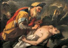The Good Samaritan, ca 1705. Creator: Malinconico, Nicola (Nicolò) (1663-1726)