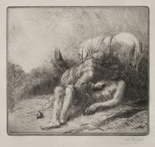 The Good Samaritan. Creator: Alphonse Legros (French, 1837-1911)