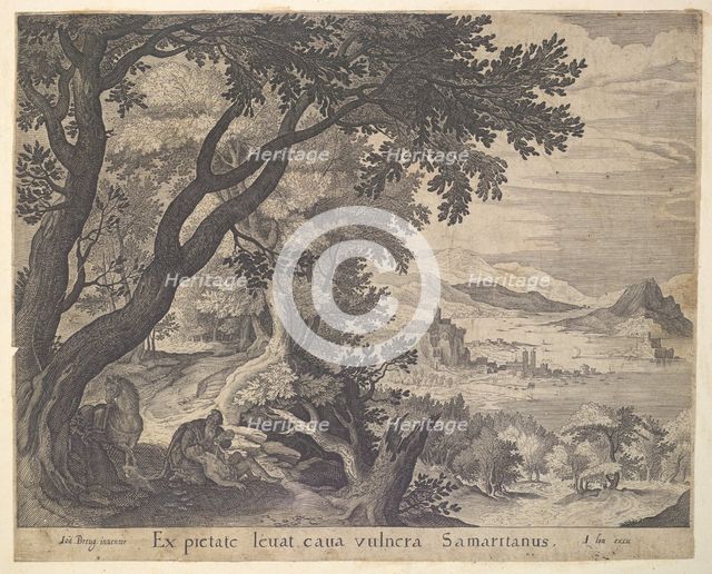 The Good Samaritan Finds the Man.n.d. Creator: Assuerus van Londerseel.