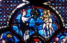 The Good Samaritan Window, Chartres Cathedral, France, 13th century