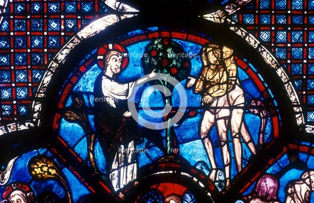 The Good Samaritan Window, Chartres Cathedral, France, 13th century. Artist: Unknown