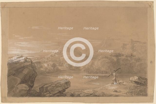 The Good Shepherd, 1847. Creator: Thomas Cole.