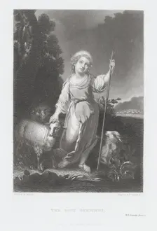The Good Shepherd, 20th century. Creator: A.H. Ritchie
