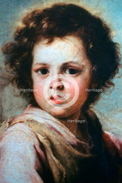'The Good Shepherd', (detail), c1650. Artist: Bartolomé Esteban Murillo 