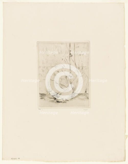 The Goose, 1889. Creator: Berthe Morisot.