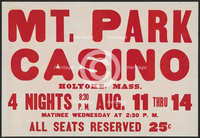 The Goose Hangs High, Holyoke, MA, [193-]. Creator: Unknown.