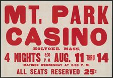 The Goose Hangs High, Holyoke, MA, [193-]. Creator: Unknown